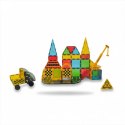 Klocki magnetyczne plac budowy 50 el. przezroczyste - Magnetic Tiles 3+ X-Bida
