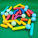 Magnetyczne pałeczki i kulki konstrukcyjne 64 el. - Dreamy 3+ Tong Le