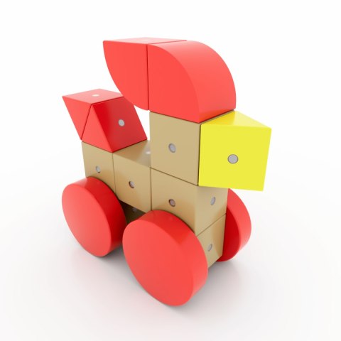 Drewniane klocki magnetyczne Wabi 120 el. Marka niezdefiniowana Drewniane klocki magnetyczne Wabi 120 el. Marka niezdefiniowana