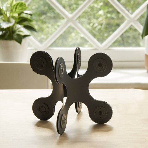 Klocki przestrzenne Clixo - Designer Pack - czarno-szary - 9 el. Clixo