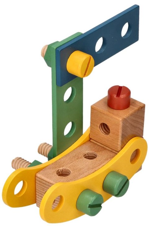 Drewniany zestaw małego konstruktora Adam Toys Drewniany zestaw małego konstruktora Adam Toys