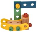 Drewniany zestaw małego konstruktora Adam Toys