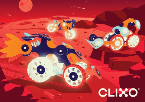 Klocki przestrzenne Clixo - Mars Rovers Clixo