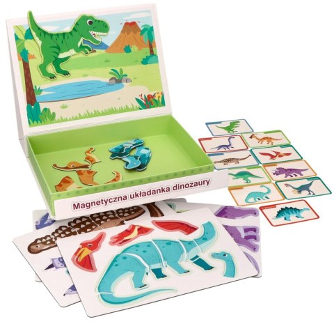 Tablica układanka magnetyczna - Dinozaury Adam Toys Tablica układanka magnetyczna - Dinozaury Adam Toys