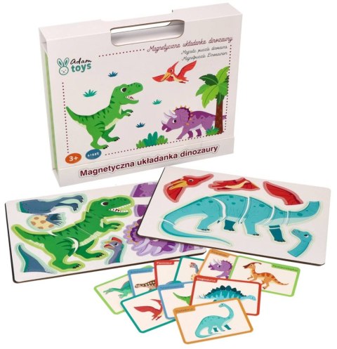 Tablica układanka magnetyczna - Dinozaury Adam Toys Tablica układanka magnetyczna - Dinozaury Adam Toys