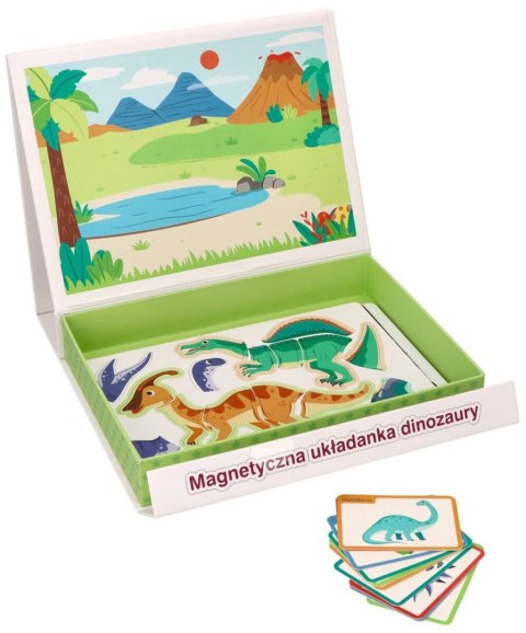 Tablica układanka magnetyczna - Dinozaury Adam Toys Tablica układanka magnetyczna - Dinozaury Adam Toys