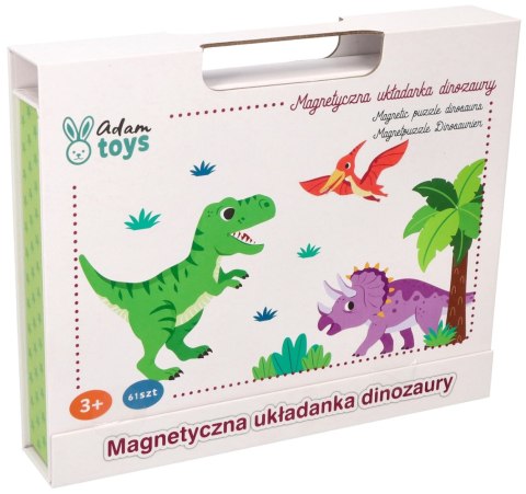 Tablica układanka magnetyczna - Dinozaury Adam Toys Tablica układanka magnetyczna - Dinozaury Adam Toys