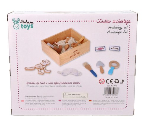 Zestaw małego archeologa - z piaskiem kinetycznym Adam Toys Zestaw małego archeologa - z piaskiem kinetycznym Adam Toys