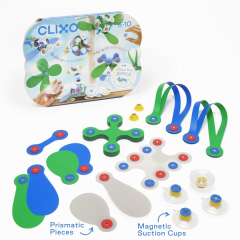 Klocki przestrzenne Clixo - Window Pack - 24 el. Nefere Klocki przestrzenne Clixo - Window Pack - 24 el. Nefere
