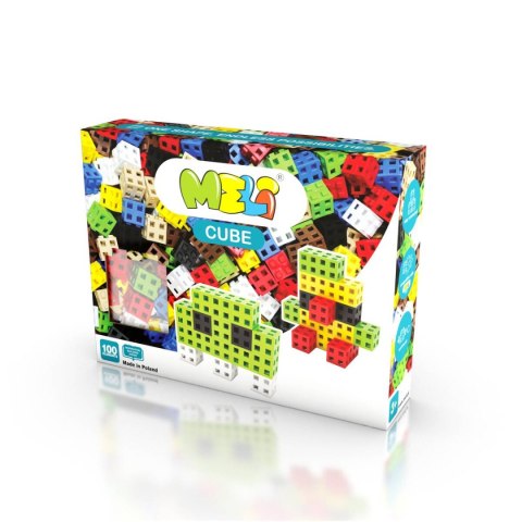 Komplet klocków konstrukcyjnych - Meli Cube 100 Meli Komplet klocków konstrukcyjnych - Meli Cube 100 Meli