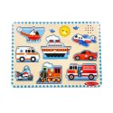 Puzzle dźwiękowe - pojazdy Nefere