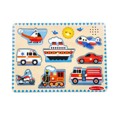 Puzzle dźwiękowe - pojazdy Nefere Puzzle dźwiękowe - pojazdy Nefere