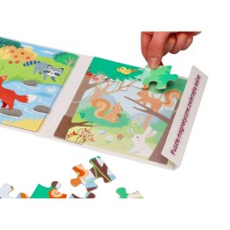 Puzzle magnetyczne - leśne zwierzęta Nefere
