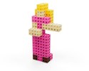 Zestaw klocków - Meli Cube Pink 200 el. Meli