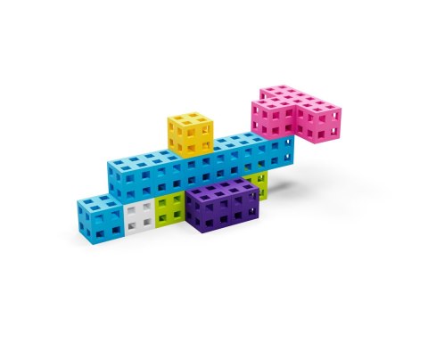 Zestaw klocków - Meli Cube Pink 200 el. Meli Zestaw klocków - Meli Cube Pink 200 el. Meli
