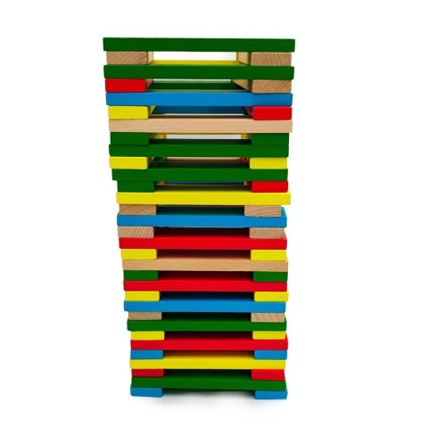 Klocki drewniane WABI Planks 12 cm - 200 szt. Wabi