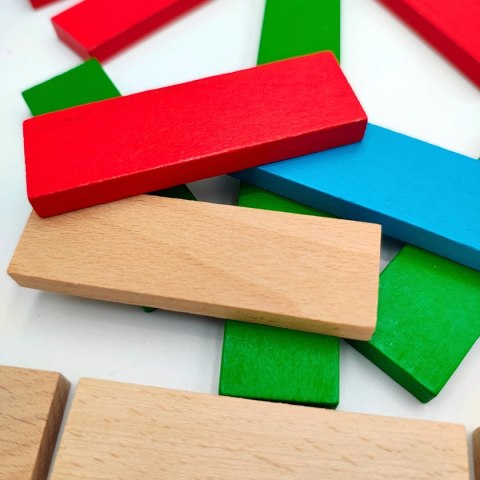 Klocki drewniane WABI Planks 8 cm - 200 szt. Wabi