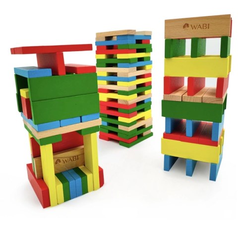 Klocki drewniane WABI Planks 8 cm - 200 szt. Wabi