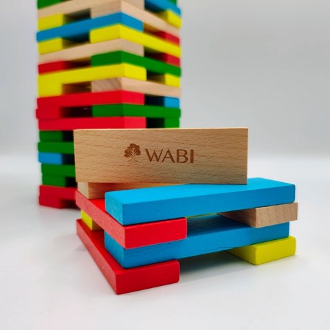 Klocki drewniane WABI Planks 8 cm - 200 szt. Wabi