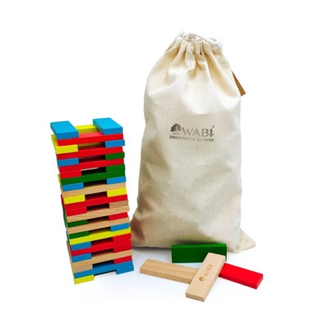 Klocki drewniane WABI Planks 8cm - 100 szt Wabi