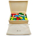 Klocki drewniane WABI Planks Edu Box [8+12 cm] - 200 szt. Wabi