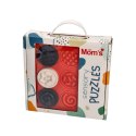 Puzzle kontrastowe - sensoryczne kółeczka Moms Care