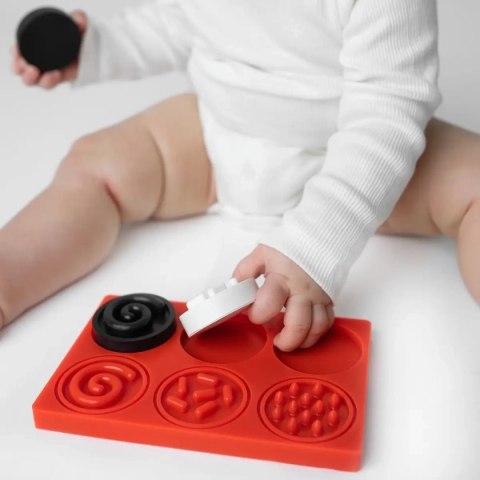 Puzzle kontrastowe - sensoryczne kółeczka Moms Care