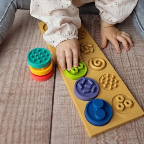 Puzzle sensoryczne kółeczka XL Moms Care