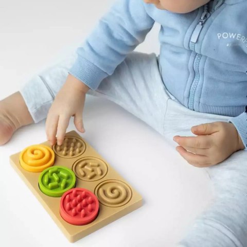 Puzzle sensoryczne kółeczka Moms Care