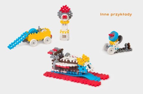 Klocki Mini Waffle Konstruktor 140 el. [Niebieski] Marioinex