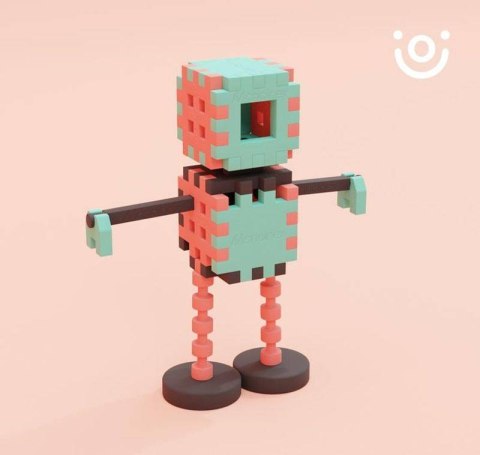 Klocki Mini Waffle Konstruktor Expert 71 el. Marioinex