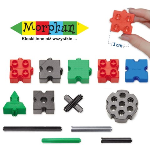 Morphun Junior 1000 el. - Klocki konstrukcyjne Morphun Morphun Junior 1000 el. - Klocki konstrukcyjne Morphun