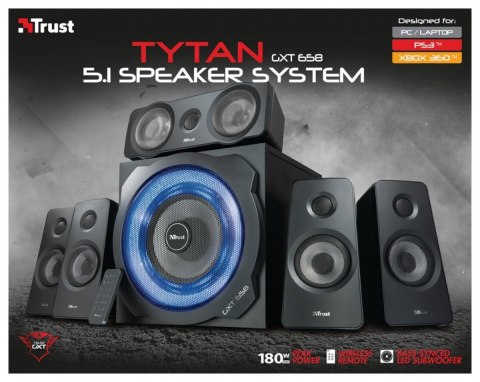 Głośnik GXT 658 Tytan 5.1 Surround speaker system Głośnik GXT 658 Tytan 5.1 Surround speaker system