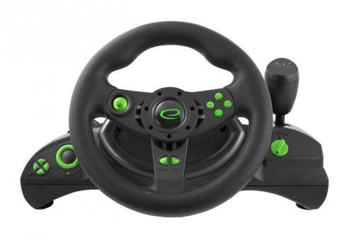 Kierownica PS3/PC USB NITRO czarno-zielona Kierownica PS3/PC USB NITRO czarno-zielona