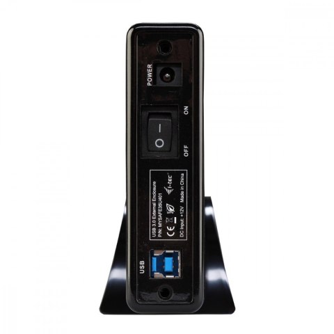 MYSAFE Advanced 3,5" USB 3.0 Obudowa zewnętrzna na dyski HDD i SSD SATA I II III czarna aluminiowa MYSAFE Advanced 3,5" USB 3.0 Obudowa zewnętrzna na dyski HDD i SSD SATA I II III czarna aluminiowa