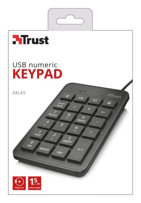 Xalas USB Klawiatura numeryczna Xalas USB Klawiatura numeryczna
