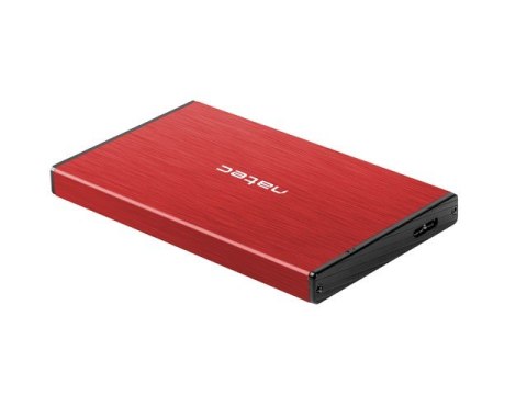 Kieszeń zewnętrzna HDD/SSD Sata Rhino Go 2,5 USB 3.0 czerwona Kieszeń zewnętrzna HDD/SSD Sata Rhino Go 2,5 USB 3.0 czerwona