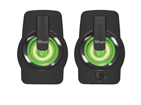 Głośniki GEMI RGB 2.0 czarne Głośniki GEMI RGB 2.0 czarne