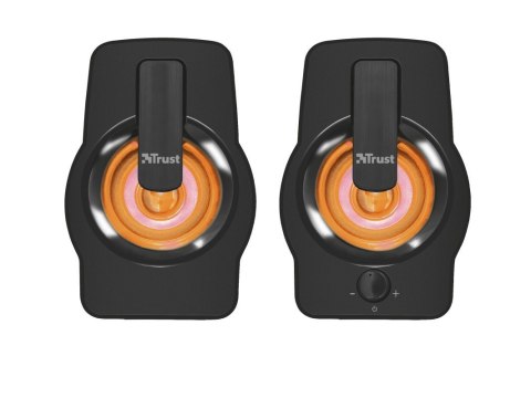 Głośniki GEMI RGB 2.0 czarne Głośniki GEMI RGB 2.0 czarne