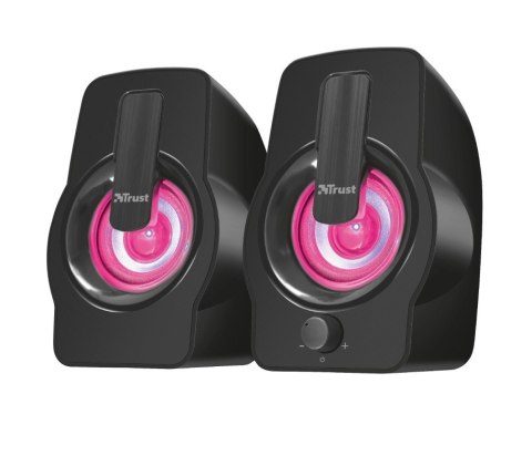 Głośniki GEMI RGB 2.0 czarne Głośniki GEMI RGB 2.0 czarne