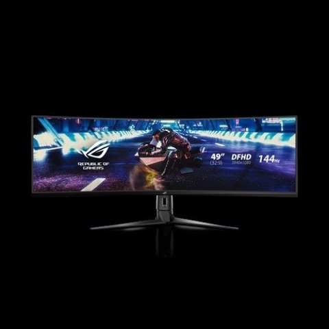 Monitor 49 XG49VQ VA 32:9 (3840 x 1080) ROG Strix 144Hz 4ms 1200nit 125% sRGB HDR400 HDMI DP USB B 2xUSB3.0 GŁOŚNIK Monitor 49 XG49VQ VA 32:9 (3840 x 1080) ROG Strix 144Hz 4ms 1200nit 125% sRGB HDR400 HDMI DP USB B 2xUSB3.0 GŁOŚNIK