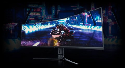 Monitor 49 XG49VQ VA 32:9 (3840 x 1080) ROG Strix 144Hz 4ms 1200nit 125% sRGB HDR400 HDMI DP USB B 2xUSB3.0 GŁOŚNIK Monitor 49 XG49VQ VA 32:9 (3840 x 1080) ROG Strix 144Hz 4ms 1200nit 125% sRGB HDR400 HDMI DP USB B 2xUSB3.0 GŁOŚNIK