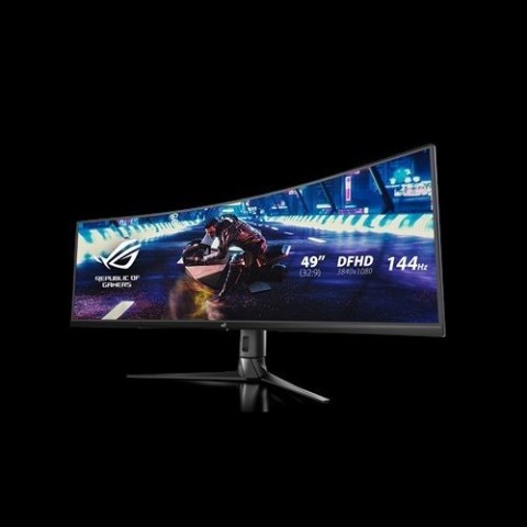 Monitor 49 XG49VQ VA 32:9 (3840 x 1080) ROG Strix 144Hz 4ms 1200nit 125% sRGB HDR400 HDMI DP USB B 2xUSB3.0 GŁOŚNIK Monitor 49 XG49VQ VA 32:9 (3840 x 1080) ROG Strix 144Hz 4ms 1200nit 125% sRGB HDR400 HDMI DP USB B 2xUSB3.0 GŁOŚNIK