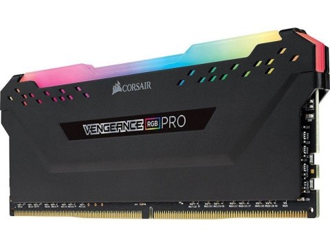 Pamięć do PC DDR4 Vengeance PRO RGB dla Intel XMP Certified 16GB/3200(2*8GB) czarna CL16 Pamięć do PC DDR4 Vengeance PRO RGB dla Intel XMP Certified 16GB/3200(2*8GB) czarna CL16
