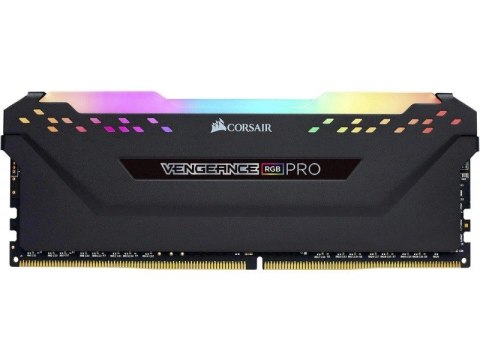 Pamięć do PC DDR4 Vengeance PRO RGB dla Intel XMP Certified 16GB/3200(2*8GB) czarna CL16 Pamięć do PC DDR4 Vengeance PRO RGB dla Intel XMP Certified 16GB/3200(2*8GB) czarna CL16