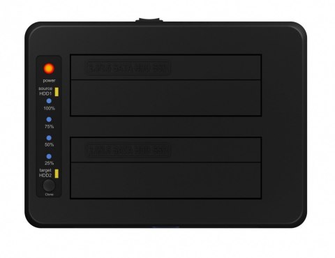 Stacja dokująca/klonująca IB-1232CL-U3 2x2,5" lub 3,5" SATA HDD, UASP & SATA III ( 6GBits/s ) Stacja dokująca/klonująca IB-1232CL-U3 2x2,5" lub 3,5" SATA HDD, UASP & SATA III ( 6GBits/s )