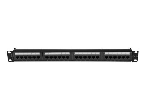 Patchpanel 24 port 1U KAT6A PPUA-1024-B Czarny Patchpanel 24 port 1U KAT6A PPUA-1024-B Czarny