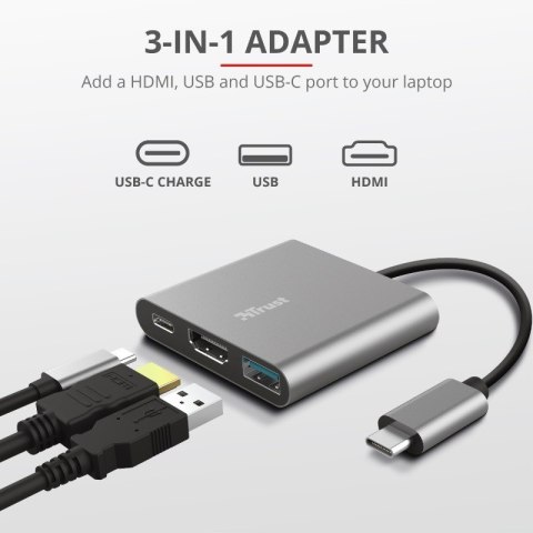 DALYX adapter USB C 3w1 DALYX adapter USB C 3w1
