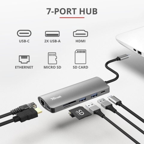 DALYX adapter USB C 7w1 DALYX adapter USB C 7w1