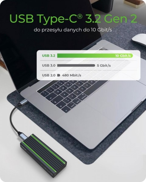IB-1824ML-C31 Obudowa M.2 NVMe z oświetleniem RGB IB-1824ML-C31 Obudowa M.2 NVMe z oświetleniem RGB